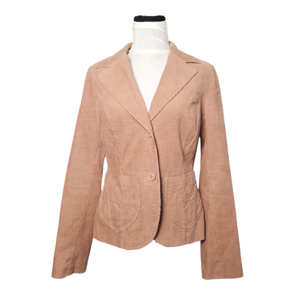 Divided by H&M Women's Medium Corduroy Blazer Blush Pink